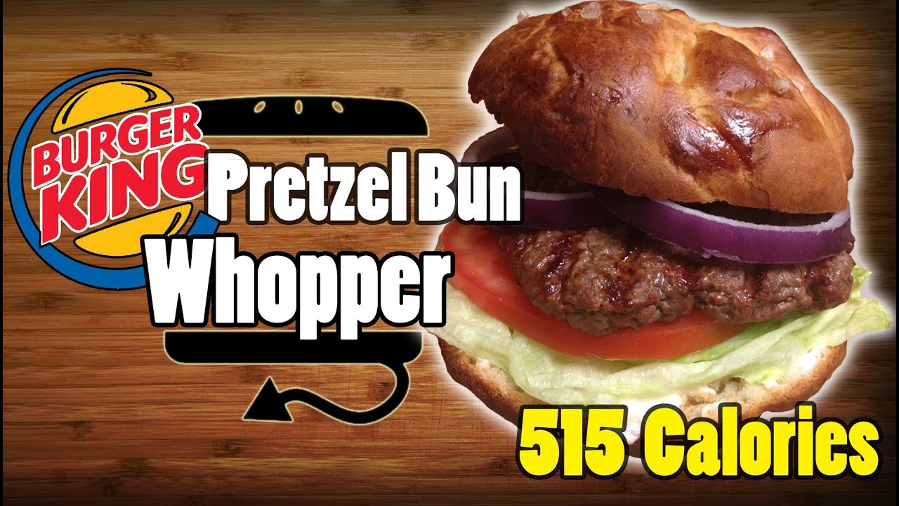 BK Pretzel Bun Whopper | HellthyJunkFood