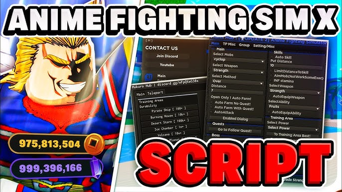 Script Anime Fighters Simulator [ FREE GAMEPASS - INSTA PASSIVE - AUTO FARM  - MORE! ] 