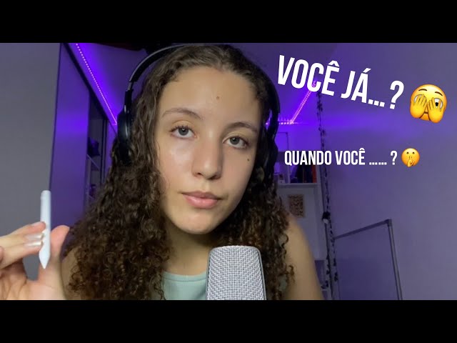 ASMR te fazendo perguntas DESCONFORTÁVEIS duvido conseguir responder todas
