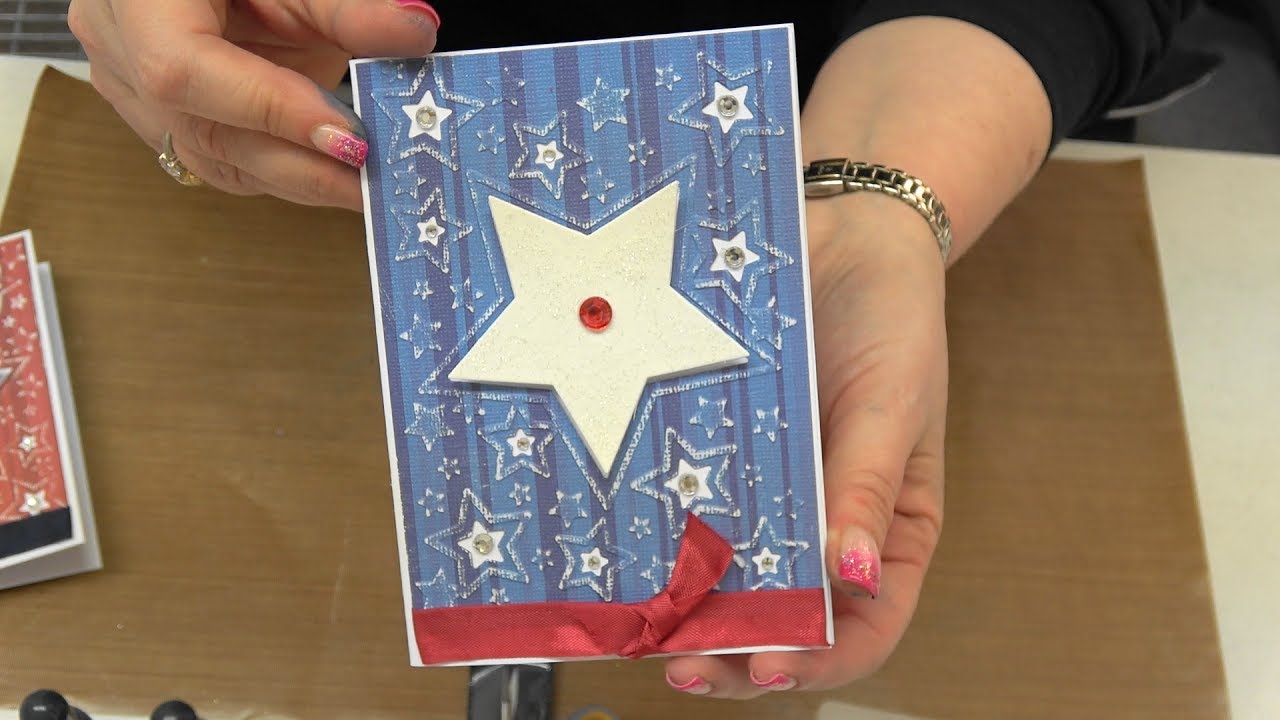 205 Learn Cut 'n Emboss Folders & Custom Color Nuvo Glitter Accents by Scrapbooking Made Simple