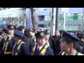 しばき隊最初の出動 - C.R.A.C's very first appearance in Shin Okubo, Shinjuku.