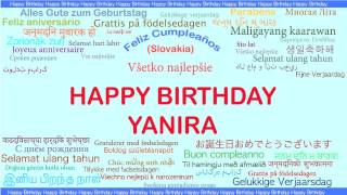 Yanira   Languages Idiomas - Happy Birthday