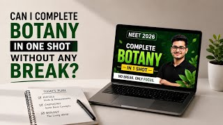 Complete Your Botany STUDY WITH ME 📚 on a RAINY DAY | Rain Sound, No Music