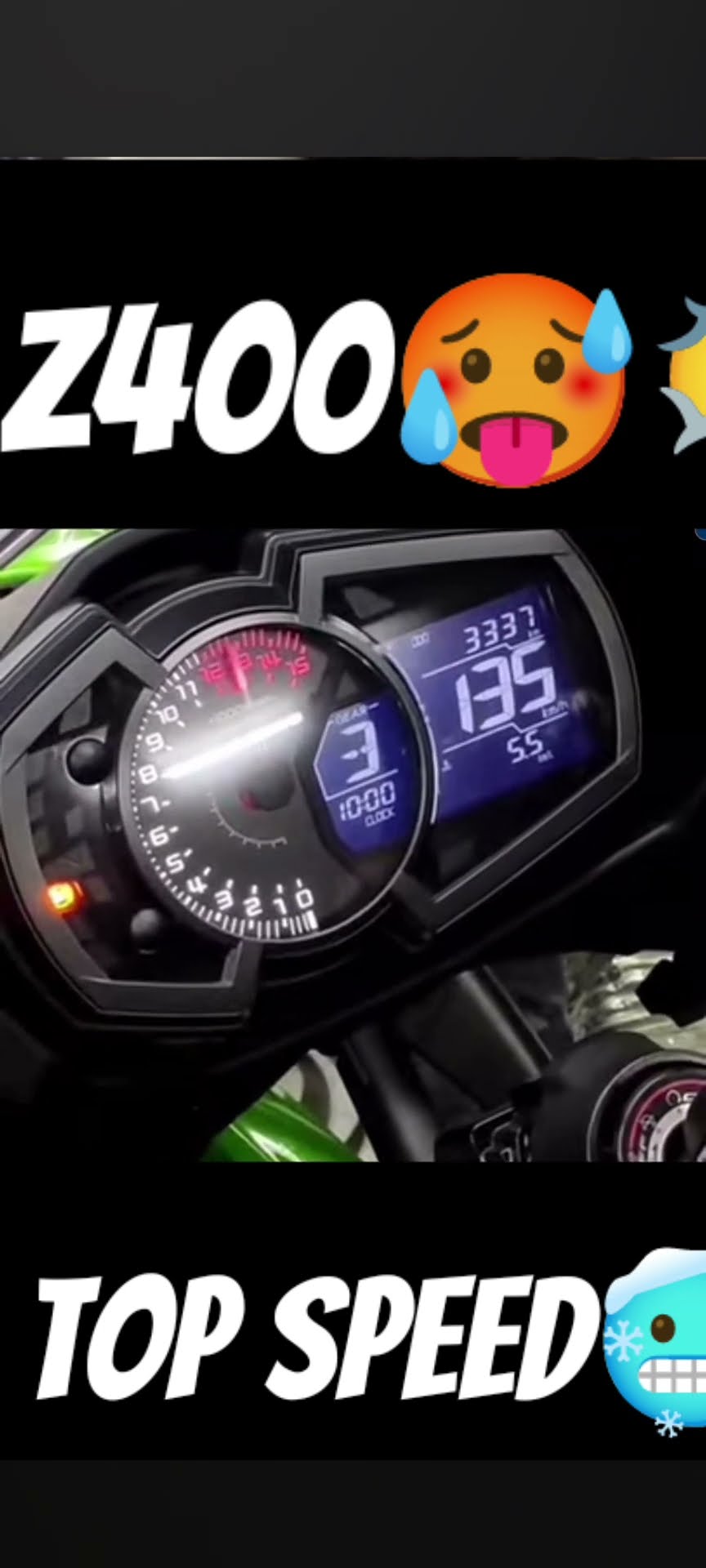 Kawasaki ninja z400 top speed🥵🥵🥵🥵🥵🥵#kawasaki #shortvideo
