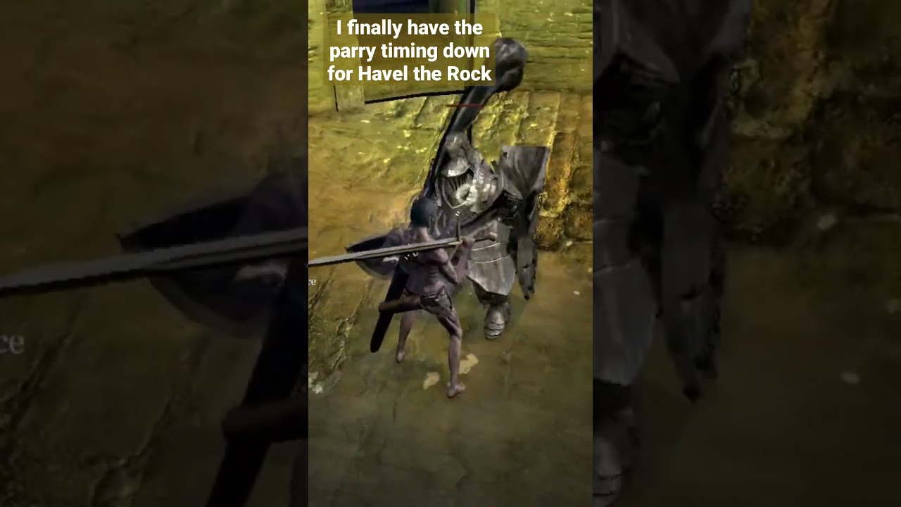 I finally have the parry timing down for Havel the Rock, Dark Souls Remastered