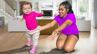 Our Daughter Walks For The First Time