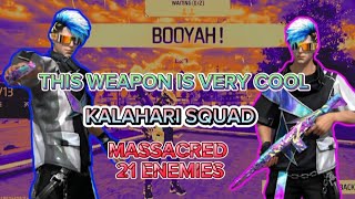 MASSACRED 21 ENEMIES IN THE KALAHARI