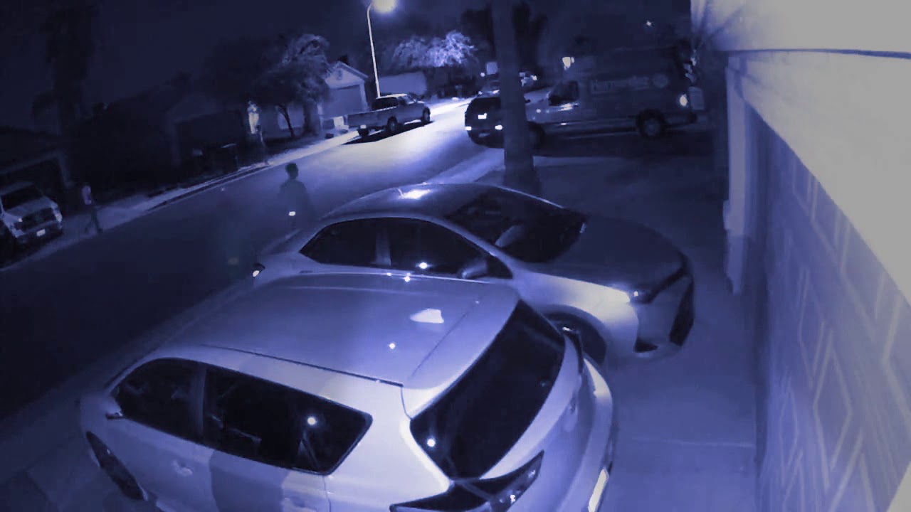 Someone trying to break into my vehicles - YouTube