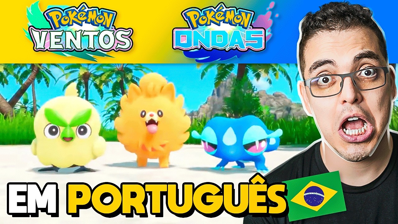 O NOVO POKEMON FOI REVELADO E VEM EM PORTUGUÊS! - Pokémon Ventos e Ondas REACT