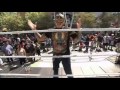 Rey mysterio demonstrates the 619