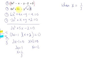 8.2 Solving Systems of Equations Algebraically 2