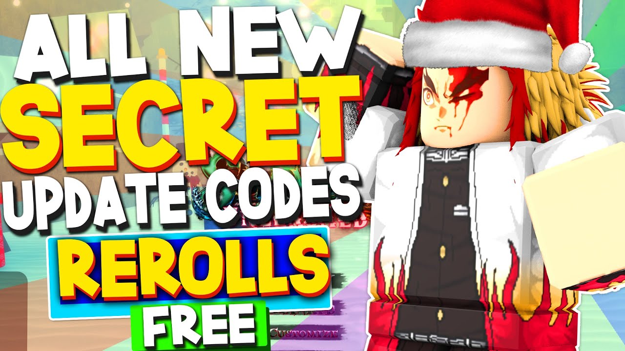 ALL NEW *FREE REROLL* UPDATE CODES in SLAYERS UNLEASHED CODES