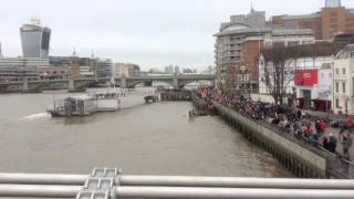 Wassail under the Millennium Bridge - Twelfth Night 2014, Bankside