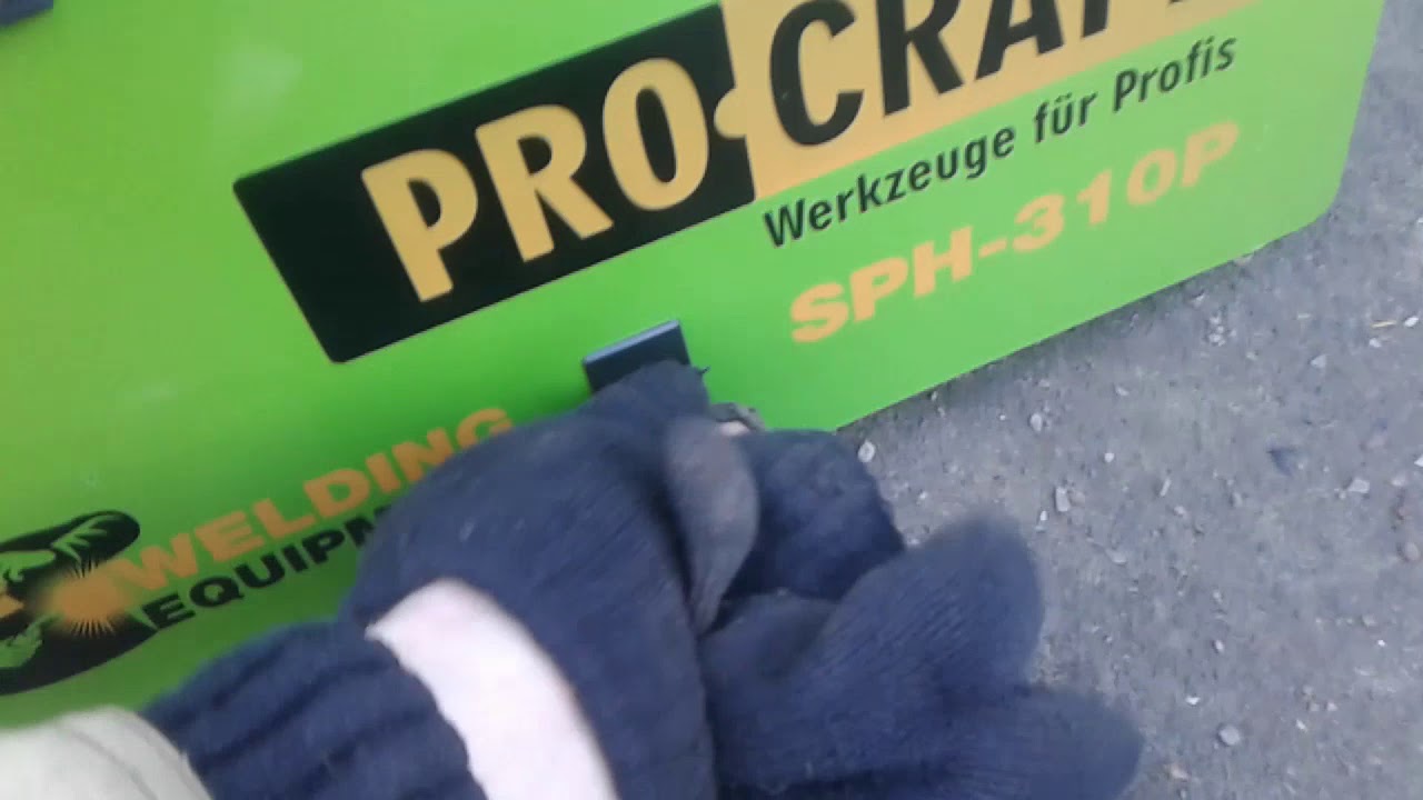 Обзор полуавтоматической сварки pro craft SPH 310P
