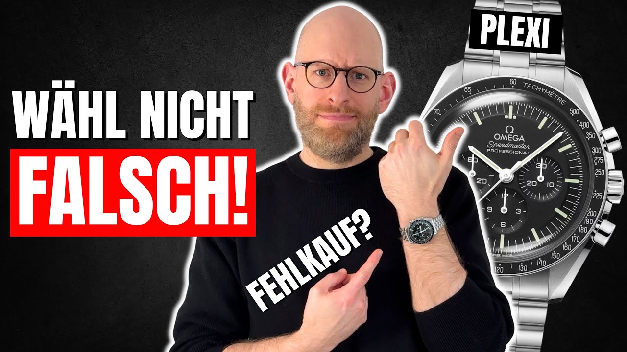 Welche Omega Speedy Pro? Plexi vs. Saphir