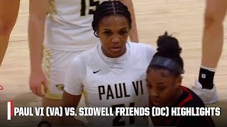 Paul VI (VA) vs. Sidwell Friends (DC) | ESPN High School Basketball Showcase | Full Game Highlights