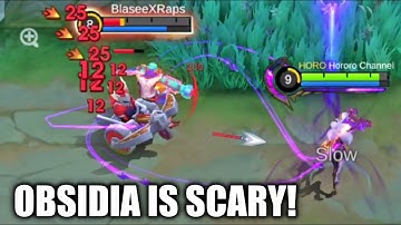 OBSIDIA IS VERY SCARY! | NEW MARKSMAN IN MLBB