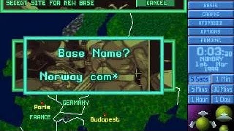 Lets Play X Com: UFO Defense 12 Second base