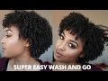 Super Easy Wash and Go | Natural Hair | TWA/Awkward Stage | @Kaaiit_theGreat