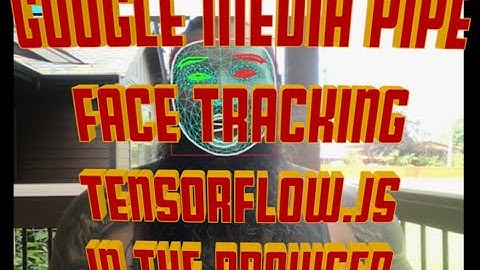 Google Media Pipe Tensorflow .js Biometric Face Tracking in the Browser