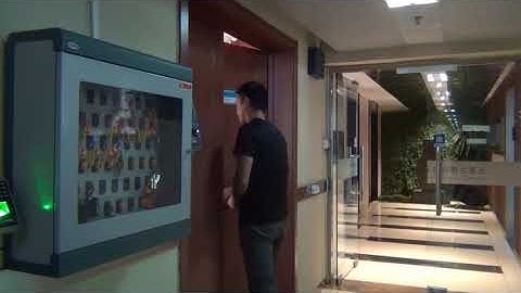 Landwell C Series Smart Key Management Cabinets i-keybox 48 with Android System-Ad Video 9