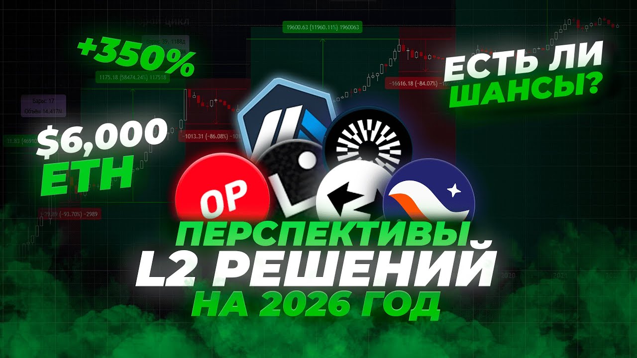 Глубокий разбор STRK, ARB, OP, ZK, POL, MNT, LINEA (2026). Какой L2-токен даст ОГРОМНЫЕ иксы?