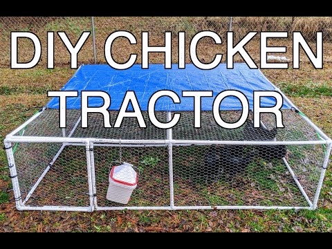 Video: Come costruire un coupon di pollo mobile o un trattore di pollo