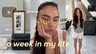 giving my life a 1 week glow up — makeup declutter & organizing my life as a beauty influencer