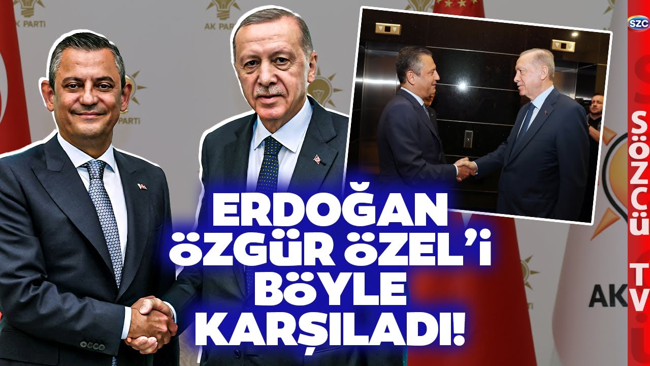 ⁣Erdoğan Özgür Özel'i Böyle Karşıladı! 8 Yıl Sonra İlk Kez Yüz Yüze Görüştüler