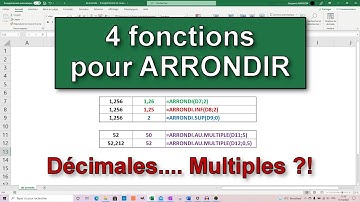 Fonction Excel : les arrondis (vous ne connaissez pas la dernière)