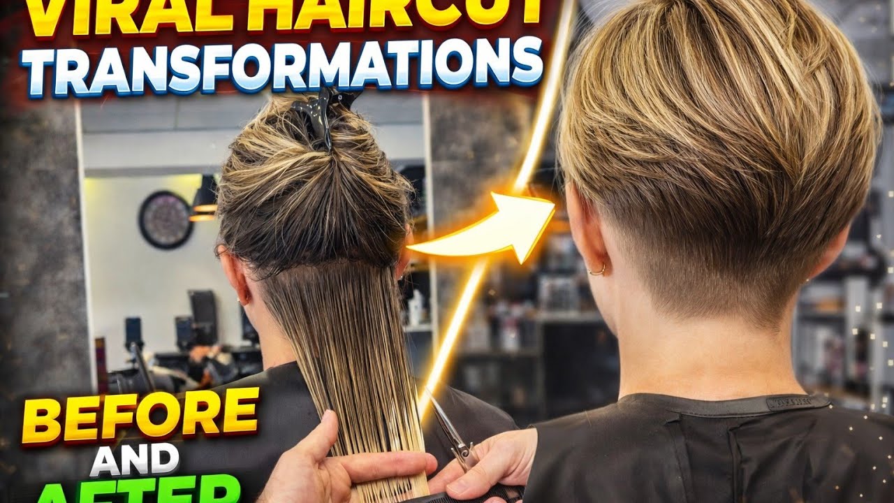 Viral Haircut Transformations Before and After 2026 | viral haircut Transformation 