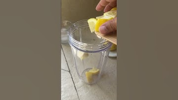 Homemade lemonade with blender #healthyme #food #drinks #howtomakelemonade #howtomakelemonjuice