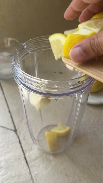 Homemade lemonade with blender #healthyme #food #drinks #howtomakelemonade #howtomakelemonjuice