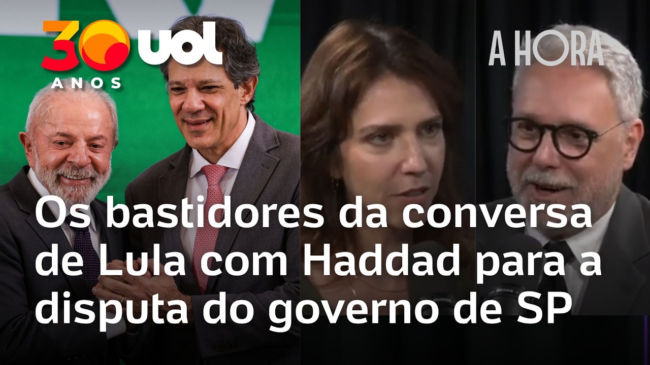 Lula convence Haddad a disputar governo de SP; ministro nega | A Hora