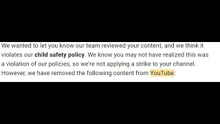 So YouTube striked my channel for a false reason.