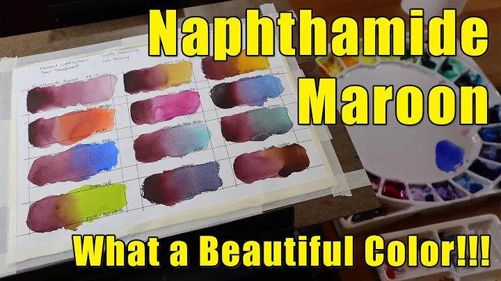 Color Review: Naphthamide Maroon by Daniel Smith [ I LOVE THIS COLOR ]