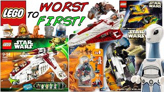 LEGO Worst to First | ALL LEGO Star Wars Episode 2: Attack of the Clone Sets!