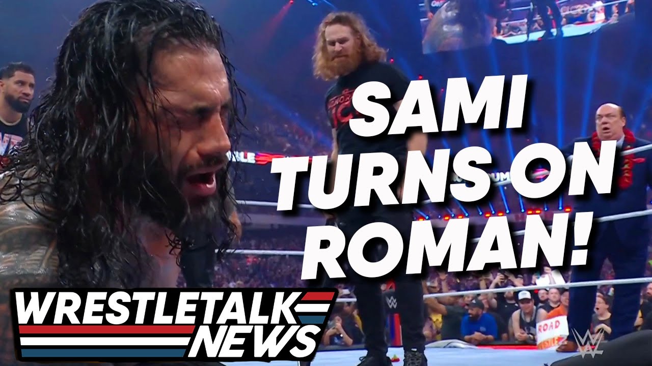Sami Zayn BETRAYS Roman Reigns! WWE Royal Rumble 2023 REACTION |  WrestleTalk - YouTube