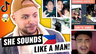 🤯 Vol.2 - Viral TIKTOK FILIPINO singers | And he sounds like a DISNEY PRINCESS! | HONEST REACTION