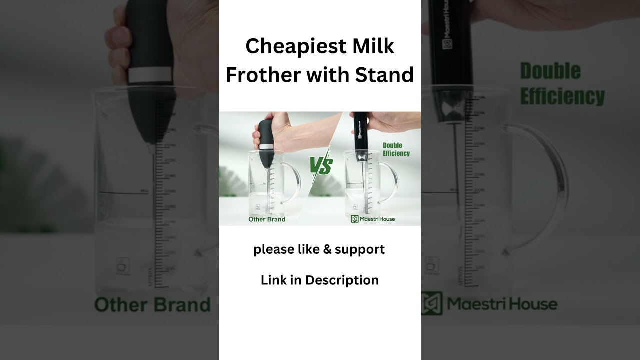Cheapiest Milk Frother with Stand WITH 5 % EXTRA DISCOUNT