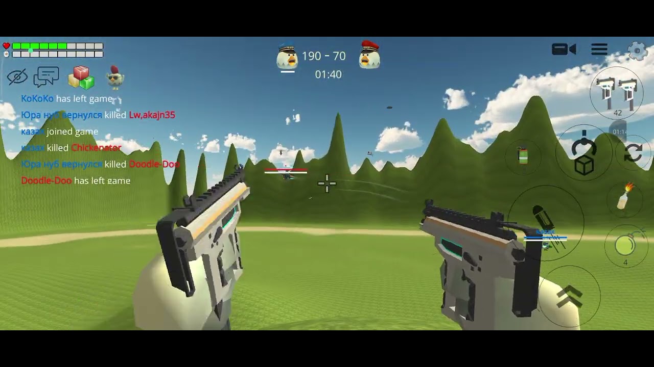PvP в chicken gun