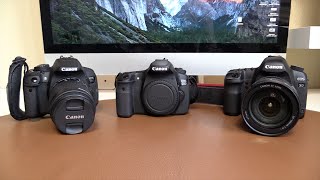 Canon EOS 700D (T5i) vs 60D vs 5D MkII | Comparativa