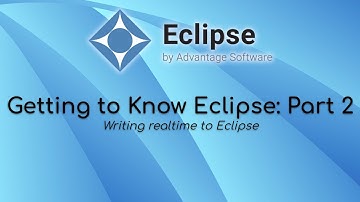 Getting to Know Eclipse: Part 2 - Writing realtime to Eclipse