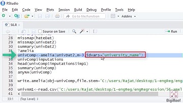 Missmap function in amelia, amelia function for filling empty cells