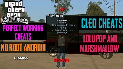 GTA SA Cleo cheats apk + data no root for android 100% working | GTA SA for modding and cheats