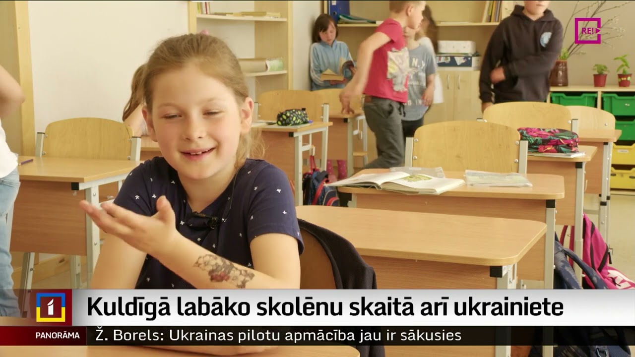 Kuldīgā labāko skolēnu skaitā arī ukrainiete