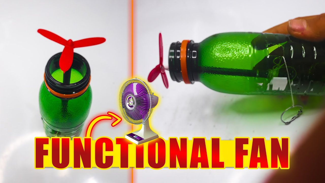 Como Hacer un Ventilador con Botellas de Plástico | Student Project