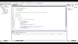 C# Tutorial 002 Data