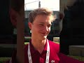 Josh Berry tennis impersonations at Dubai Duty Free Tennis Championship