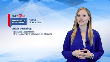 How Adults Learn (Learning Styles)